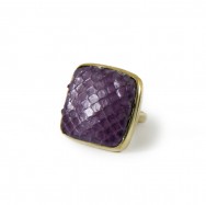 Python Square Ring Purple